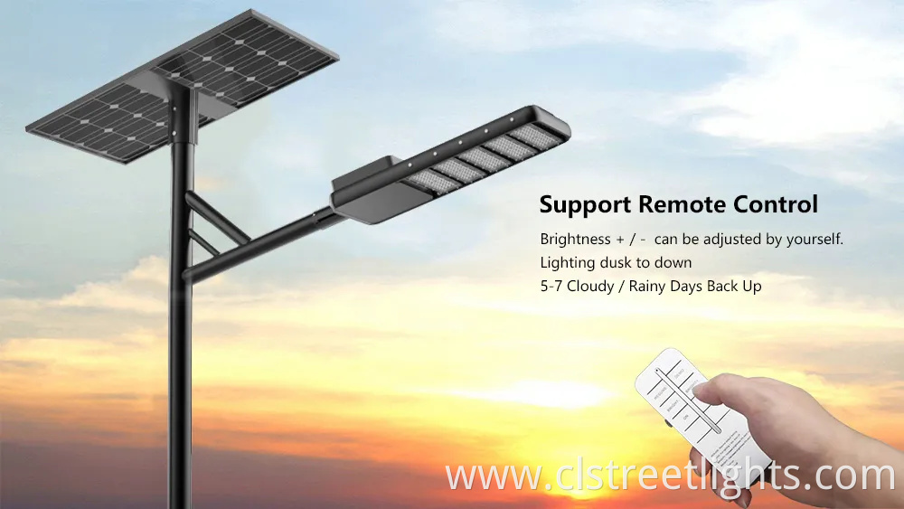 30W 40W 50W 60W 80W 100W High Quality LED Solar Street Light Split Type with Aluminum Outshell